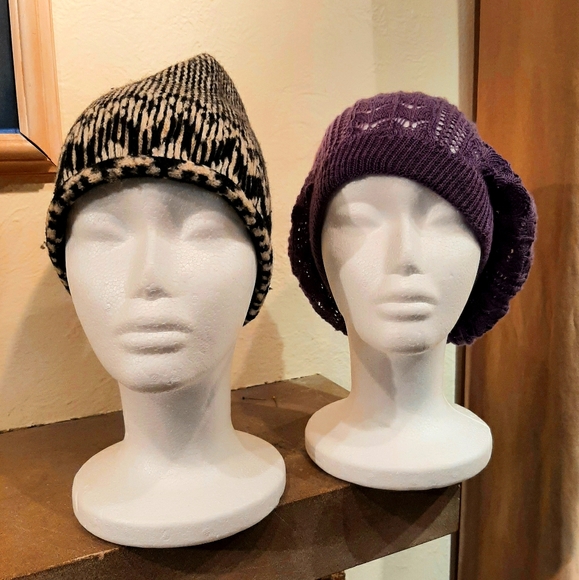 Unknown Accessories - Two knit hats